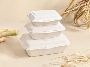 Bagasse Clamshell Boxes
